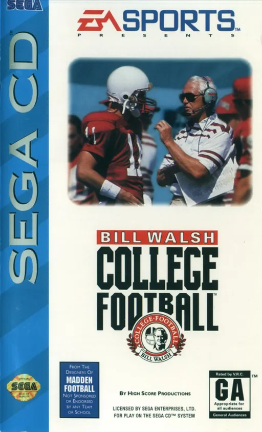 Обложка игры Bill Walsh College Football